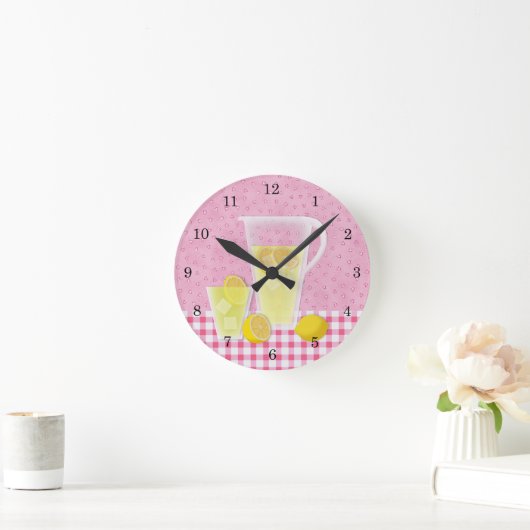 Lemonade Wall Clock Runde Wanduhr (Zuhause)