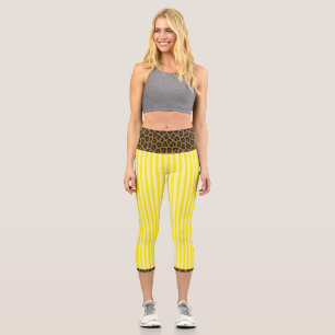 "LEMONADE WILDCAT" - HOCHTAILLE CAPRI LEGGINGS
