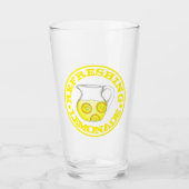 Lemonade Yellow Lemon Ade Pitcher erfrischend Glas (Vorderseite)