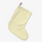 Lemonade Yellow Solid Color | Klassisches Elegant Kleiner Weihnachtsstrumpf (Vorderansicht (hängend))