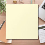 Lemonade Yellow Solid Color | Klassisches Elegant Notizblock<br><div class="desc">Lemonade Yellow Solid Color | Classic | elegant | Trendy | Stilvoll | Geschenk</div>