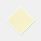 Lemonade Yellow Solid Color | Klassisches Elegant Serviette (Ecke)