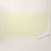 Lemonade Yellow Solid Color | Klassisches Elegant Strandtuch (Vorderseite)