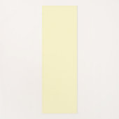 Lemonade Yellow Solid Color | Klassisches Elegant Yogamatte (Vorderseite)