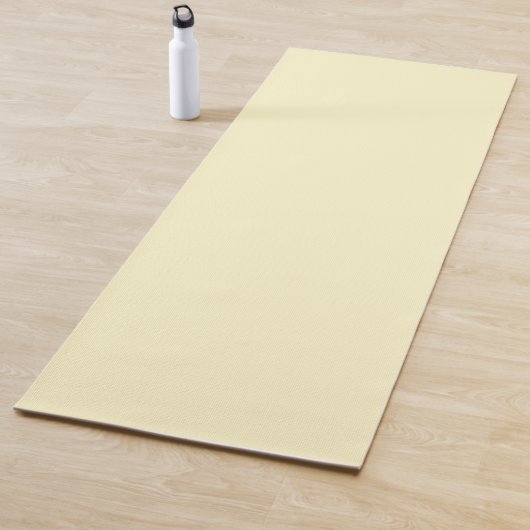 Lemonade Yellow Solid Color | Klassisches Elegant Yogamatte (Beispiel)
