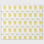 Lemonadenglas Geschenkpapier (Flach)
