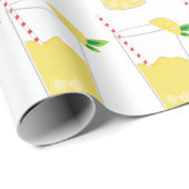 Lemonadenglas Geschenkpapier (Rolleneckpunkt)