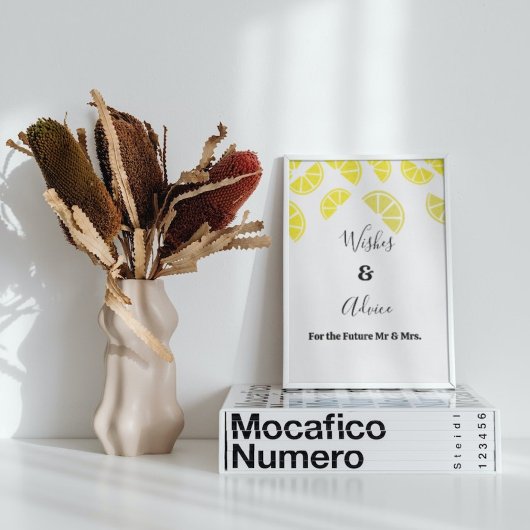 Lemonbridal dusche Rat und Rat Poster