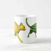 Lemoncat und Meloncat Kaffeetasse (Mittel)