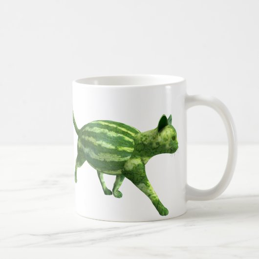 Lemoncat und Meloncat Kaffeetasse (Rechts)