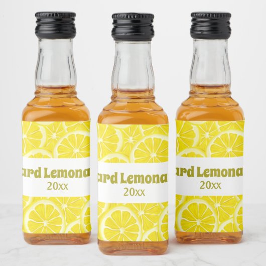Lemonen Design Flasche Etikett (Flaschen)