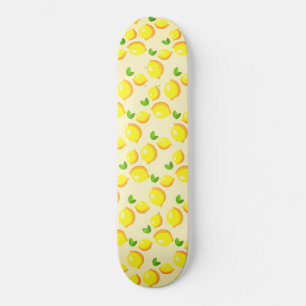 Lemonen, frisch, gelb skateboard