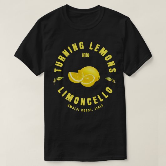 Lemonen in Limoncello-Licht verwandeln T-Shirt (Design vorne)