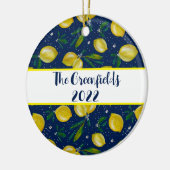 Lemonen von Sorrento Maßgeschneiderte Keramik Orna Keramik Ornament (Links)