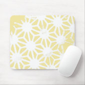 Lemongelbes geometrisches Muster Mousepad (Mit Mouse)