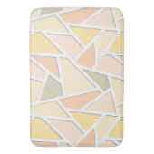 Lemongelbes Mosaikmuster Badematte (Vorderseite Vertikal)