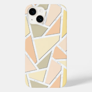 Lemongelbes Mosaikmuster Case-Mate iPhone 14 Hülle