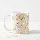 Lemongelbes Mosaikmuster Kaffeetasse (Links)
