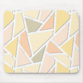 Lemongelbes Mosaikmuster Mousepad (Vorne)