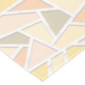 Lemongelbes Mosaikmuster Tischdecke (Schrägansicht)