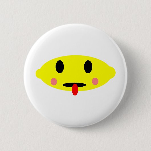 Lemongesicht Button (Vorderseite)