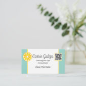 Lemongras-Wellness-Center-Visitenkarte Visitenkarte (Stehend Vorderseite)