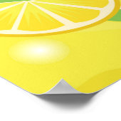 Lemonitrus nahtloser Hintergrund Poster (Ecke)