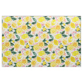 LEMONIZER Yellow Watercolor Lemons Stoff (Fat Quarter (45,7 x 55,9 cm))
