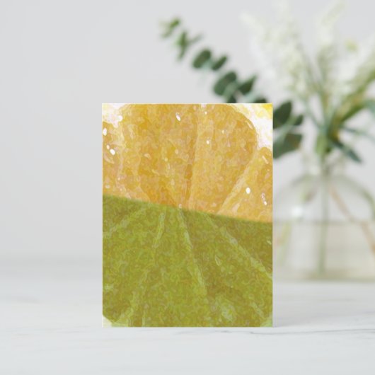 LemonLimed.. Postkarte (Stehend Vorderseite)