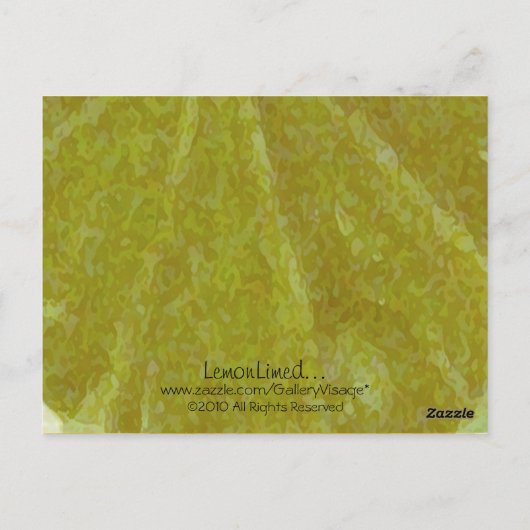 LemonLimed.. Postkarte (Rückseite)