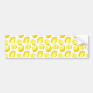 Lemonmuster Autoaufkleber