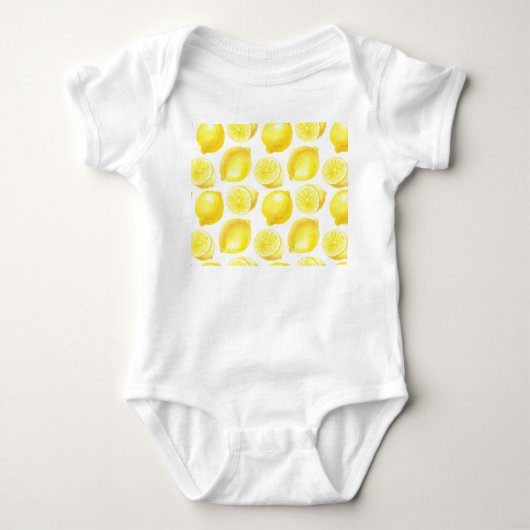 Lemonmuster Baby Strampler (Vorderseite)