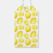 Lemonmuster Geschenkanhänger (Rückseite)