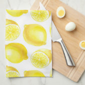 Lemonmuster Geschirrtuch (Viertel Falte)