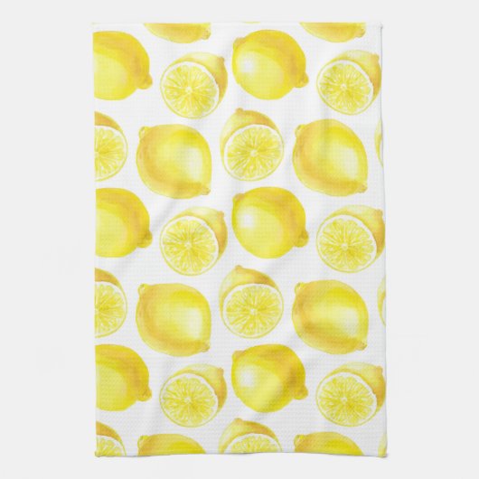 Lemonmuster Geschirrtuch (Vertikal)