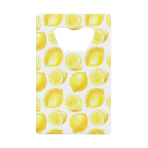 Lemonmuster Kreditkartenflaschenöffner