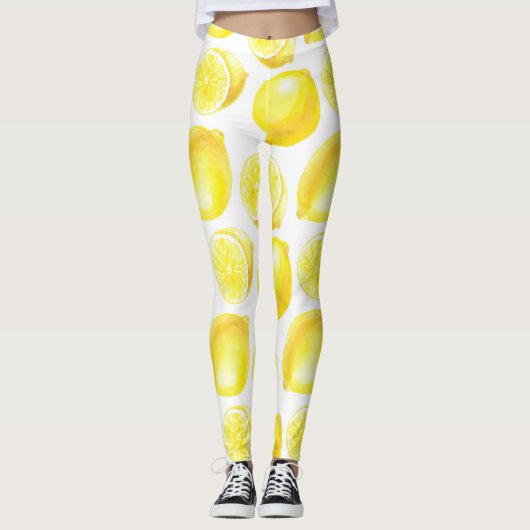 Lemonmuster Leggings (Vorderseite)