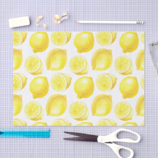 Lemonmuster Seidenpapier (Handwerk)