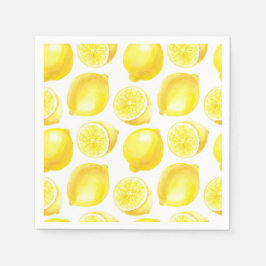 Lemonmuster Serviette