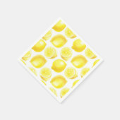 Lemonmuster Serviette (Ecke)