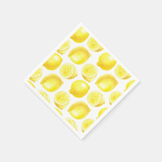 Lemonmuster Serviette (Ecke)