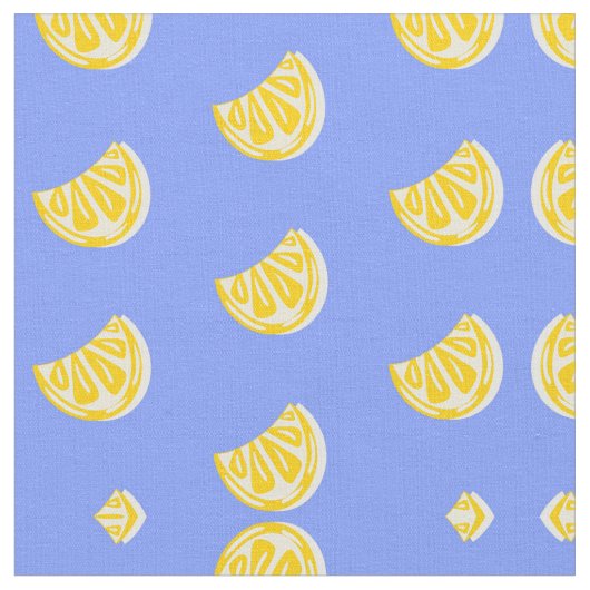 Lemonmuster Stoff (Nahaufnahme)