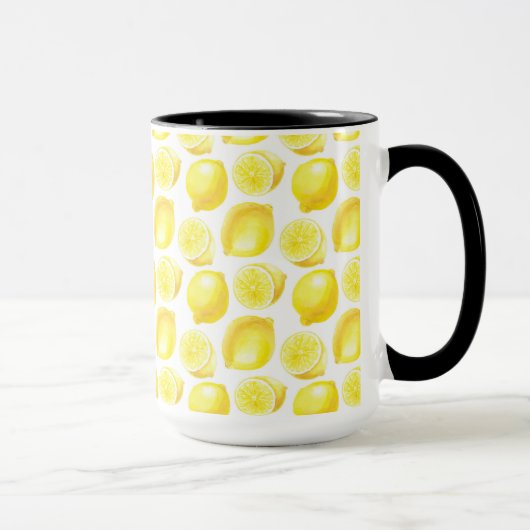 Lemonmuster Tasse (Rechts)
