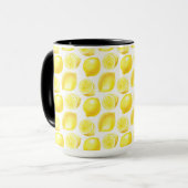 Lemonmuster Tasse (Vorderseite Links)