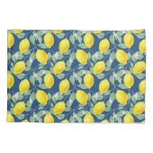 LEMONOBST IN LÄNDERBLAUE KISSENBEZUG (Rückseite)