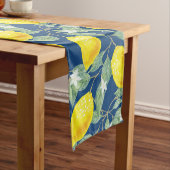 LEMONOBST IN LÄNDERBLAUE KURZER TISCHLÄUFER (Beispiel)