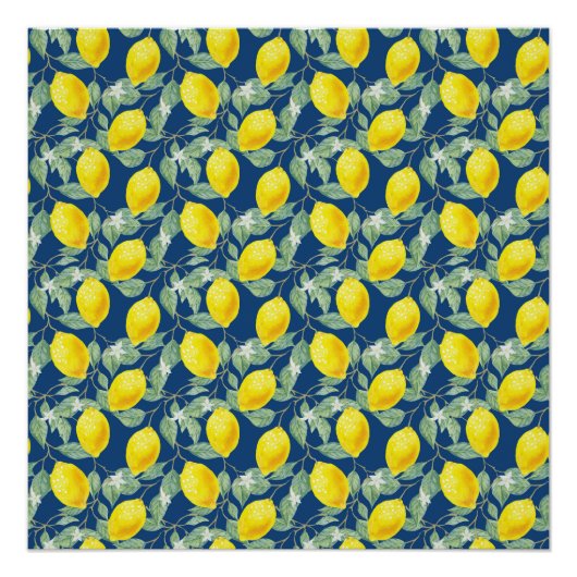 LEMONOBST IN LÄNDERBLAUE POSTER (Vorderseite)