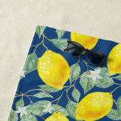 LEMONOBST IN LÄNDERBLAUE STRANDTUCH (Beispiel)