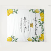 Lemons Abschluss Foto Hintergrund für Foto Stand Wandteppich (Vorderseite (Horizontal))