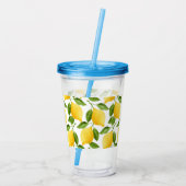 Lemons Akylic Tumbler / Brille Acryltrinkbecher (Rückseite)